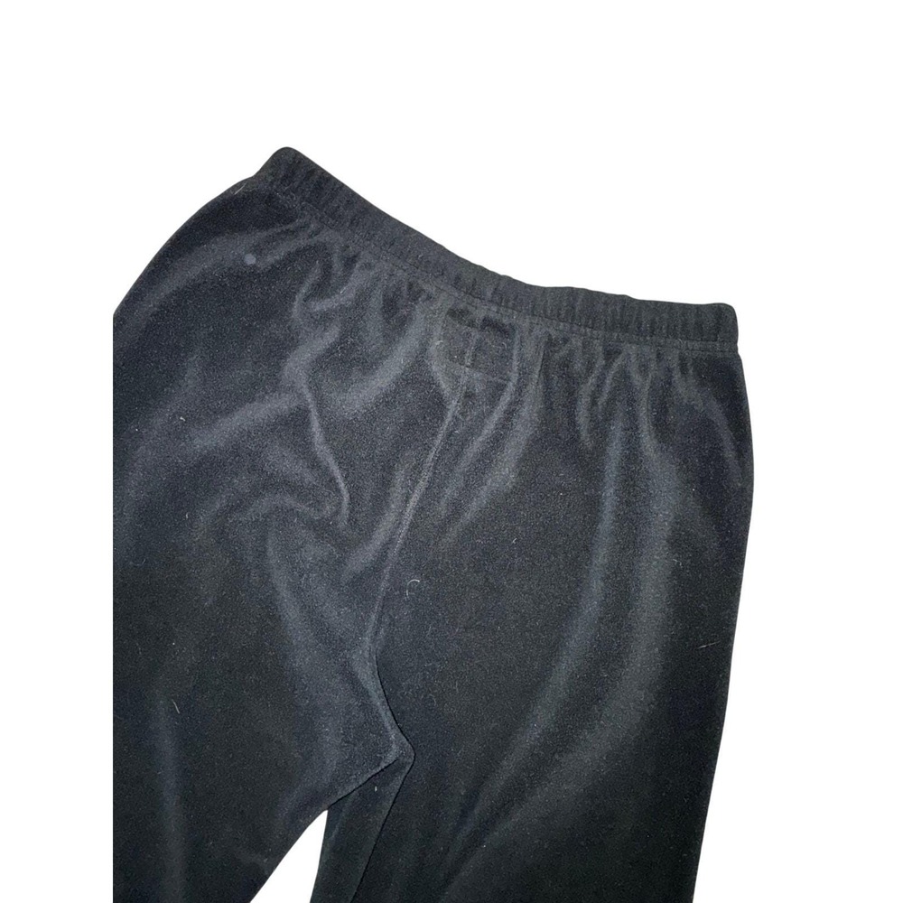 Polo Sport Ralph Lauren Fleece Pants Mens Black Polartec Ankle Zip 90s Small - Picture 7 of 9
